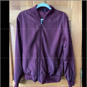 Burgundy Rain jacket